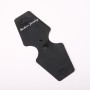 Schwarze Display-Platte für Kette oder Armband, PU, Abmessungen 11 × 4,5 cm, 200 Stück pro Packung