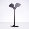 Schmuckständer aus schwarzem Kunststoff, Höhe 132 mm, Breite 80 mm, Tiefe 30 mm
