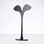 Schmuckständer aus schwarzem Kunststoff, Höhe 132 mm, Breite 80 mm, Tiefe 30 mm