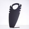 Schmuckständer, für 2 Paar Ohrringe, schwarzer Kunststoff, Höhe 195 mm, Breite 116 mm, Tiefe 57 mm