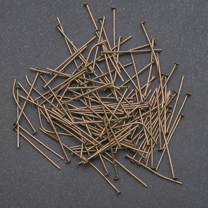 Kopfstift, Länge 26 mm, Kopfform «Nagelkopf», Bronze, 1 kg