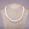 Kette aus natürlichem Chalzedon-Chips, Größe 5–8 mm, Länge 42–48 cm