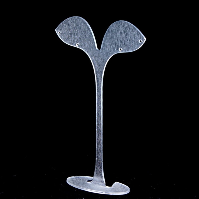 Ohrringständer aus mattem Kunststoff – Höhe 125 mm