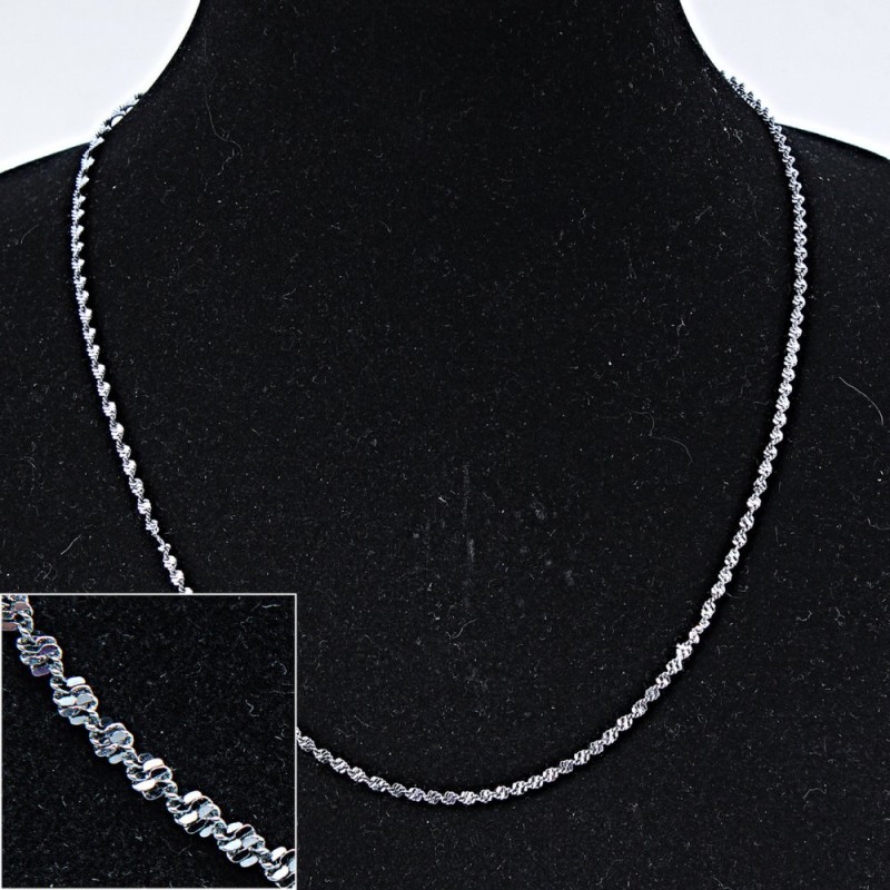 Metallseilkette für Modeschmuck, Länge 50 cm