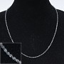 Metallseilkette für Modeschmuck, Länge 50 cm
