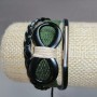 Kinderarmband „Unendlichkeit“ grün mit Zugkordel