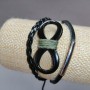 Kinderarmband «Unendlichkeit» weizenfarben, mit Zugverschluss