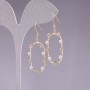 Ohrringe aus 925er Silber mit weißen Perlen