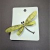 Sonderangebot! Brosche „Schmetterling“ mit Kristallen 70×30 mm graues Metall