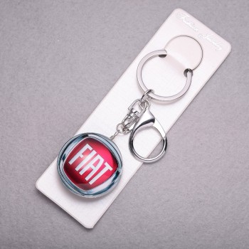 Fiat Auto-Schlüsselanhänger, Länge 10 cm