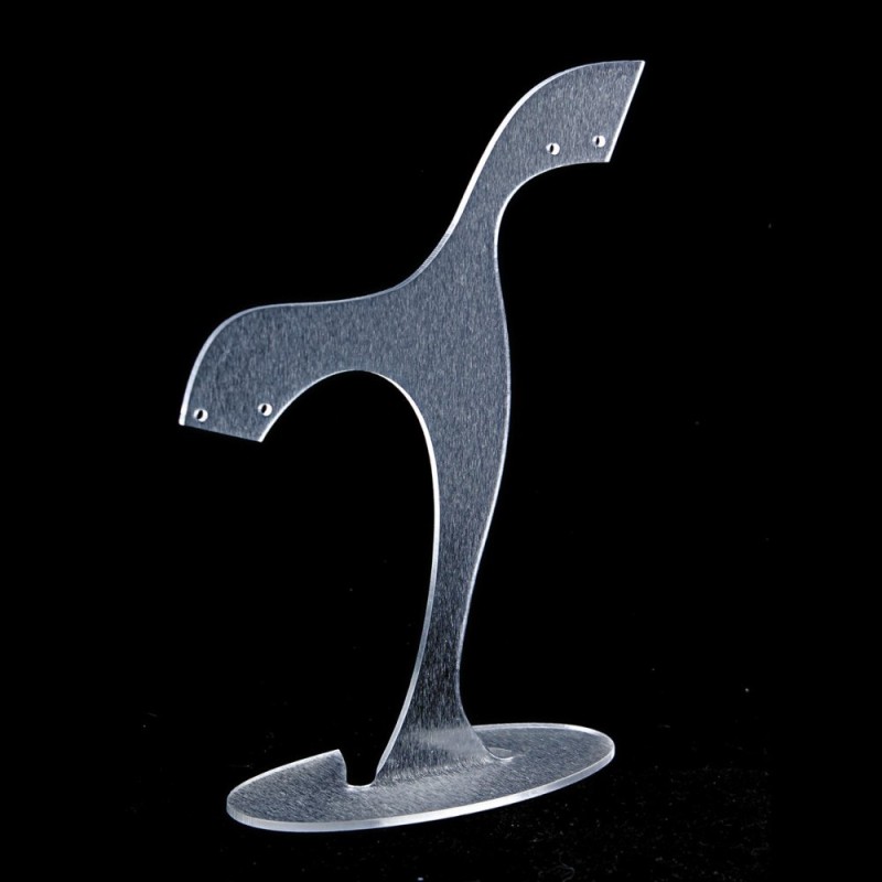 Ohrringständer, mattes Kunststoff, Höhe 160 mm, Breite 98 mm, Tiefe 43 mm