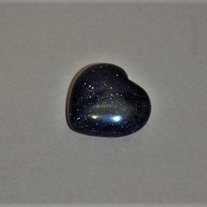 Aventurin „Nacht von Kairo“ in Herzform 37×40 mm (±)