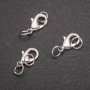 Karabiner-Verschluss 8×15 mm silberfarbenes Metall