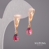 Xuping Chamäleon-Ohrringe 6×30 mm Vergoldung 18K