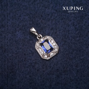 Anhänger Xuping 11×14×20 mm Rhodium-beschichtet