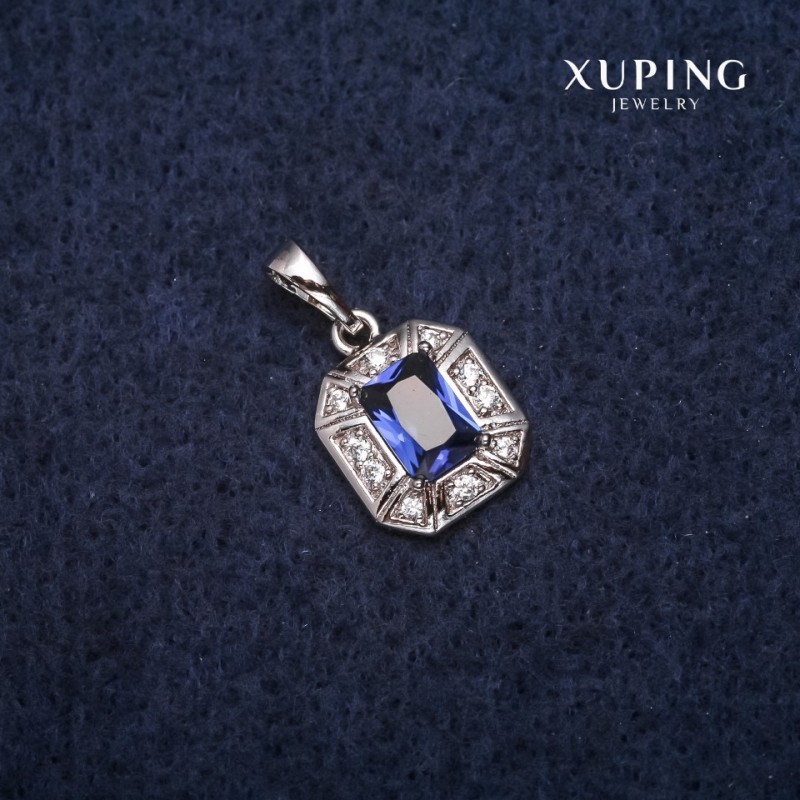 Anhänger Xuping 11×14×20 mm Rhodium-beschichtet
