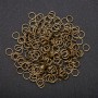 Federring Ø7 mm Bronzefarben, Packung 20 g