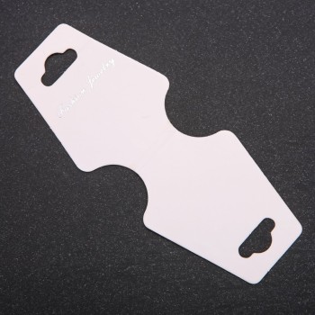 Displaykarte für Kette und/oder Armband, 10×4 cm Karton, 200 Stück