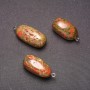 Anhänger aus Heliotrop-Jaspis 38 × 18 mm (±)