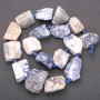 Unbearbeitete Sodalit-Nugget-Perlen, auf Schnur, Durchmesser 20×26 mm