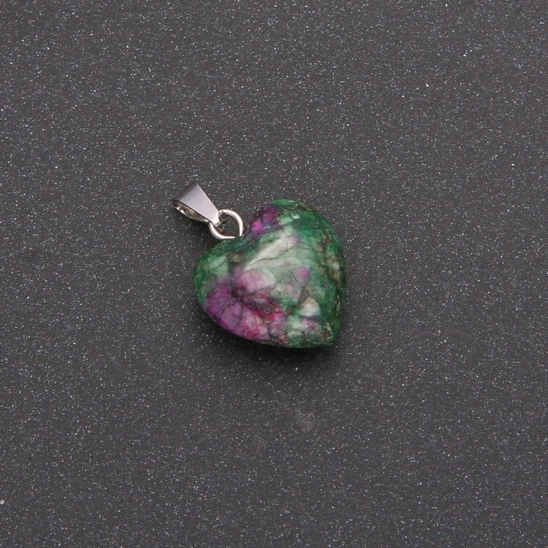 Anhänger Herz Zoosit 14 × 14 × 23 mm +