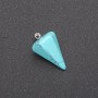 Anhänger Pendel aus grünem Türkis 14×22×30 mm ±
