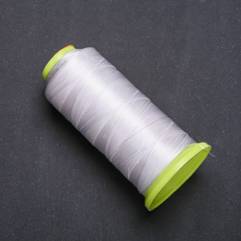 Weiße Nylonfaden-Spule für Handarbeiten, Durchmesser 0,6 mm, Länge 500 m