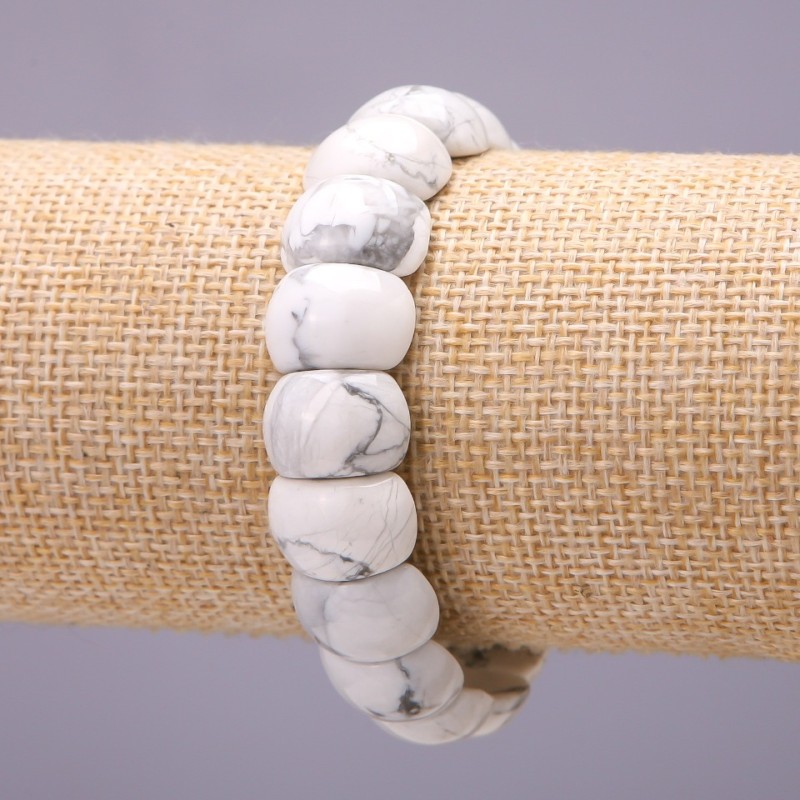 Kaholong-Armband Glieder 10×15(±) auf Elastikband, Länge 18 cm