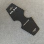 Schmuckdisplayplatte schwarz 5×12,5 cm Kunststoff 200 Stück pro Packung