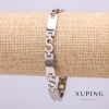 Xuping Armband, Breite 7 mm, Länge 19 cm, Rhodiumbeschichtung