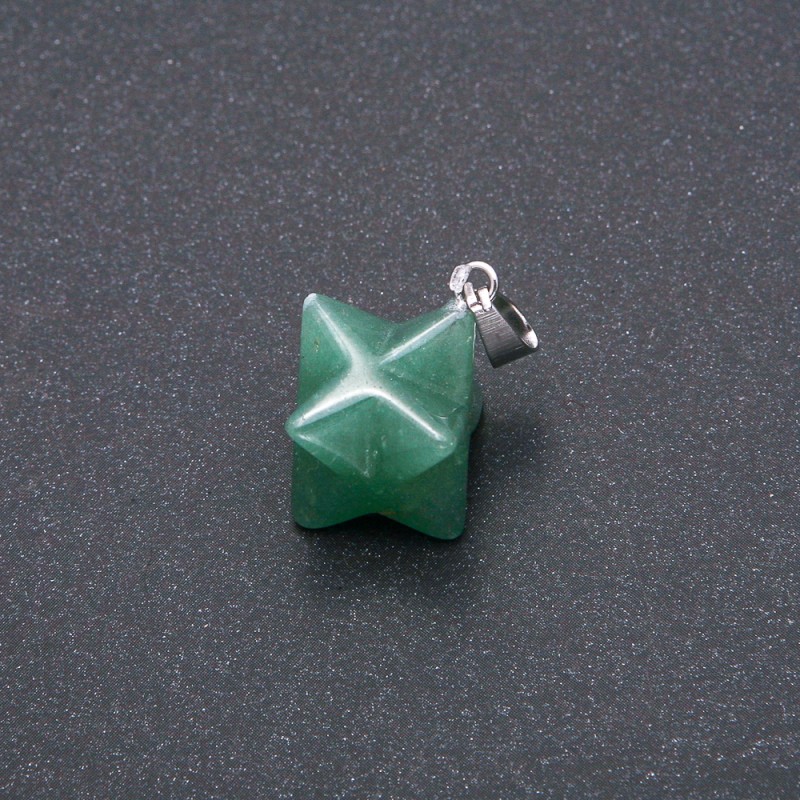 Merkaba-Anhänger Jade 10×10 mm