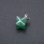 Merkaba-Anhänger Jade 10×10 mm