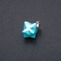 Merkaba-Anhänger Türkis 10×10 mm