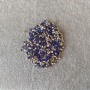 Strasssteine dunkelblau, Durchmesser 2,5 mm, Packung 4 g