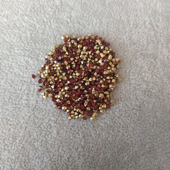 Braune Strasssteine, Durchmesser ca. 3,5 mm, Verpackung ca. 4 g (±)