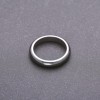 Ring aus Hämatit glatt, Dicke 4 mm, Größen 16, 17, 18, 19, 20, 21, 22