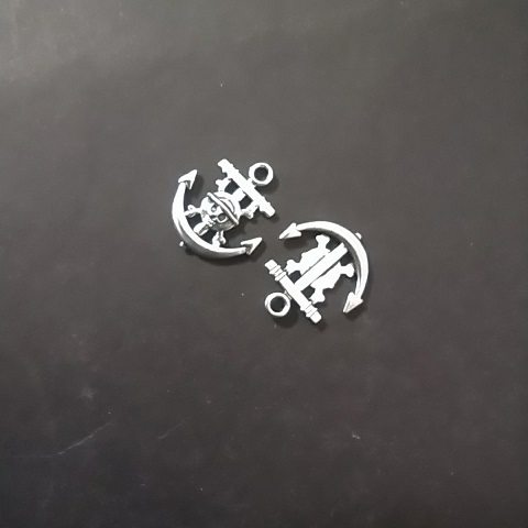 Anhänger Anker, Ø 19 × 22 mm, Verpackung 20 g, ± 15 Stück