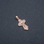 Anhänger Kreuz Xuping Vergoldung 18K mit weißen Strasssteinen 32 × 26 × 15 mm +