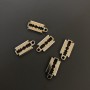 Schmuckzubehör Anhänger Klinge 15×7 mm – 25 Stück