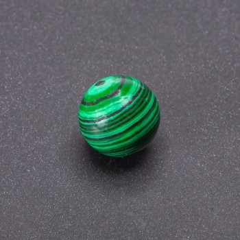 Dekorationskugel aus Malachit (gepresst), Ø 20 mm+