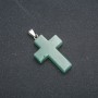 Anhänger Kreuz aus Nephrit 50×28 mm