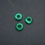 Pandora-Perle aus Malachit (gepresst) 15×5 mm, Lochdurchmesser 5 mm+