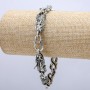 Armband „Drache“ aus silbernem Metall 13×30 mm, Dicke 10 mm, Länge 20 cm +