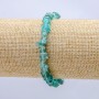 Elastisches Armband aus gefärbtem Bergkristall – Körnchen, Durchmesser 7x3 mm+