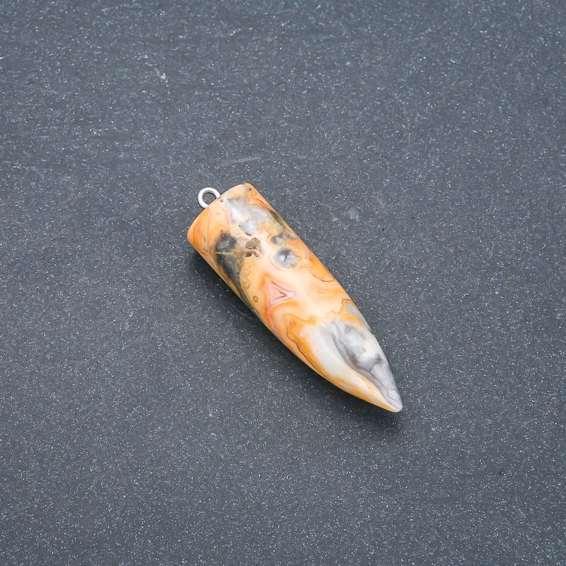 Kugelpendant aus Achat 13×40×45 mm (+-)