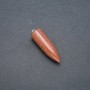 Kugelpendant aus Aventurin 'Goldener Sand' (synthetisch) 13×40×45 mm (+-)