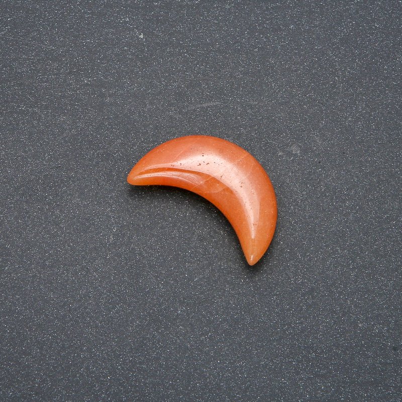 Halbmond aus Karneol 12×30×8 mm (+-) ohne Loch