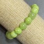 Onyx-Armband, elastisch, glatte Kugeln Ø 10 mm, Länge 18 cm