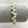 Armband aus Barockperlen „Schmetterling“ auf Elastikband, Durchmesser 6–7 mm (+/-), Länge 18 cm