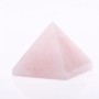 Pyramide aus Rosenquarz – Souvenir, Naturstein, Länge ca. 20 mm, Breite ca. 30 mm